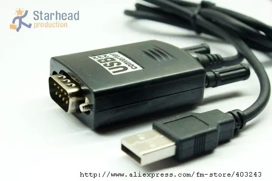 2 шт. USB к DB9 male 9 PIN RS232 Кабель адаптер для последовательного порта с поддержкой Win7