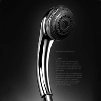 abs nozzle handheld shower head holder seven function 360 degree rotating pressurization multifunctional spa rainfall showerhead
