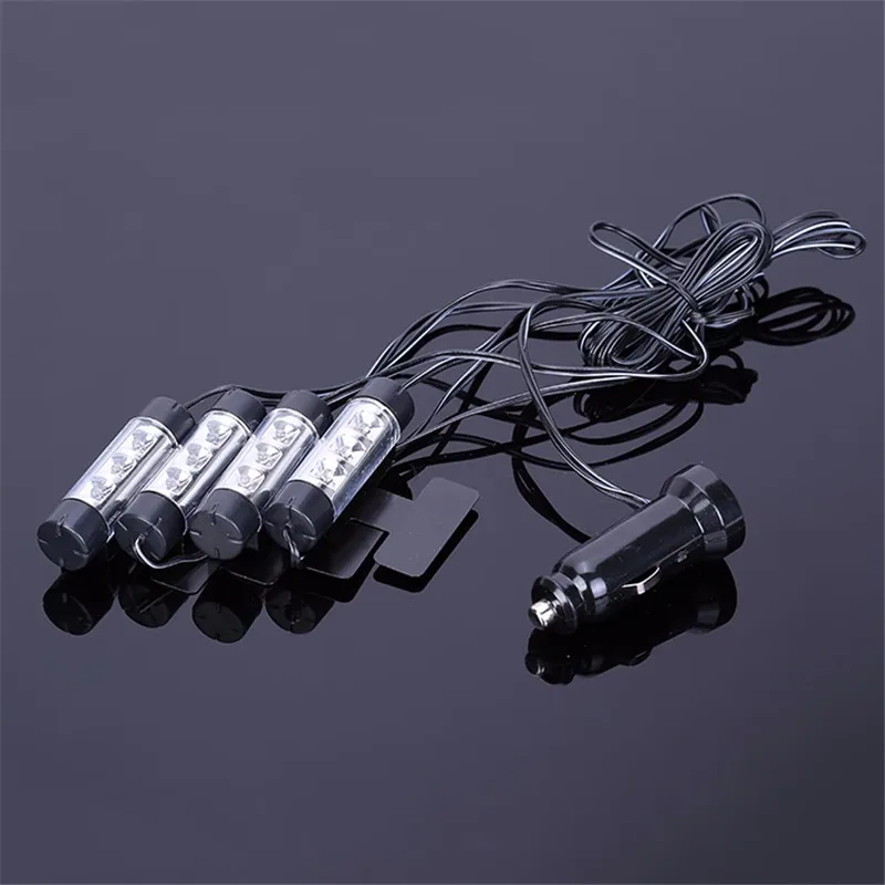 1 комплект Автомобильный внутренний атмосферный свет автомобильный заряд 12 В 4X3