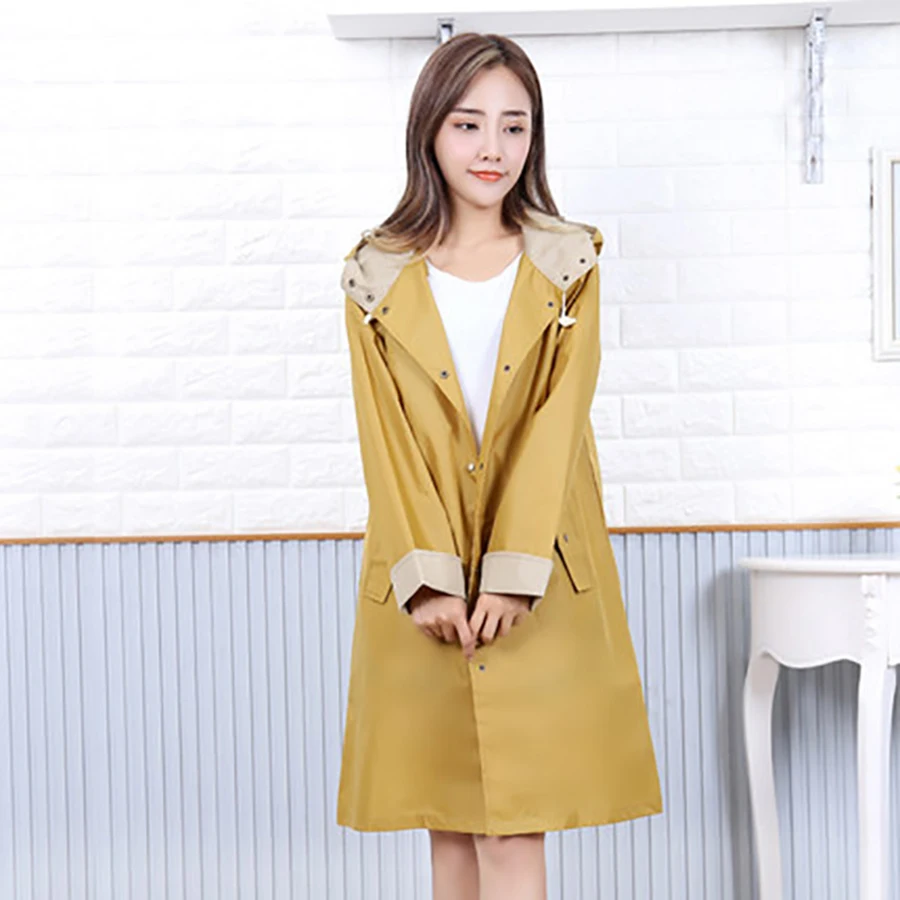 Модная длинная одежда дождевик для женщин взрослых водонепроницаемая шапка Lluvia