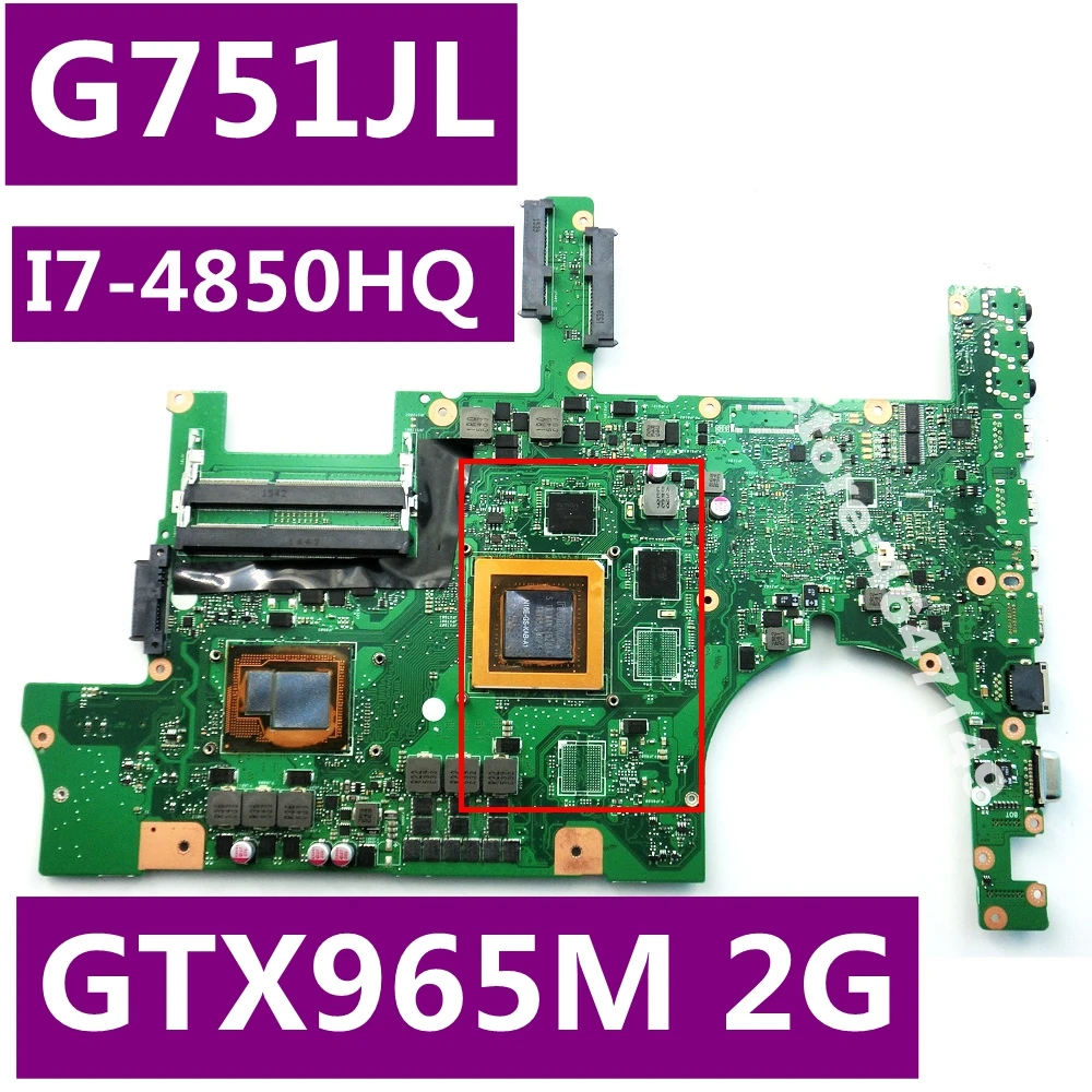 G751JL MB._ 0M/I7 4850HQ/AS V2G GTX965M материнская плата REV 2 0 для Asus ROG G751J G751JY G751JT ноутбук Moterboard