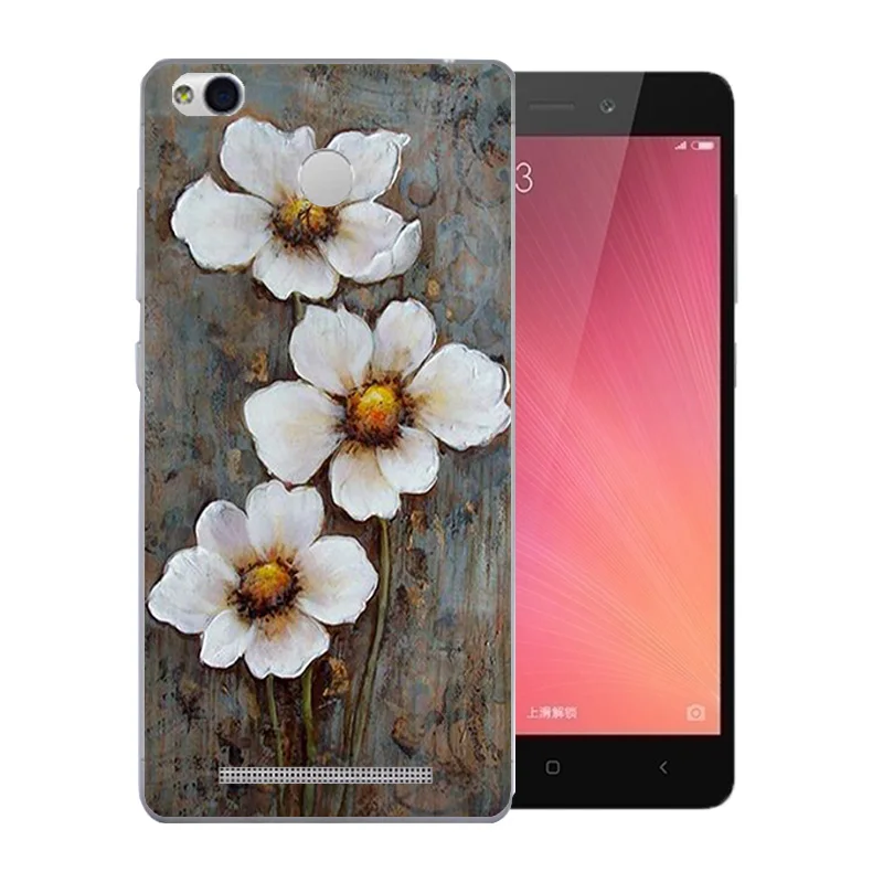 For Xiaomi Redmi 3 Pro Case 3S S Van Gogh Pattern Soft Silicon Back Cover 5.0&quot for Prime Bags |