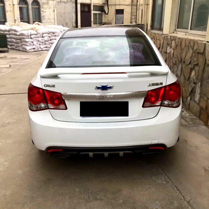 Для Chevrolet Cruze 2009 до спойлер высокого качества аксессуар для багажника или любой цвет с тормозной фонарь автомобиля задний спойлер для Cruze