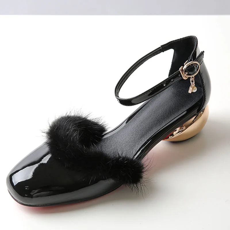 Новый 2016 квадратный каблук мода площадь обувь тапочки женщин сандалии летние