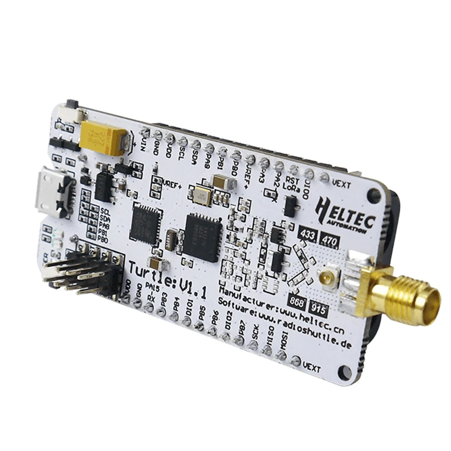 Heltec IOT LORA черепаха доска 433 МГц/868 МГц/915 МГц STM32 LoRa/L432 SX1276 lora макетная плата LoRaWAN и RadioShuttle