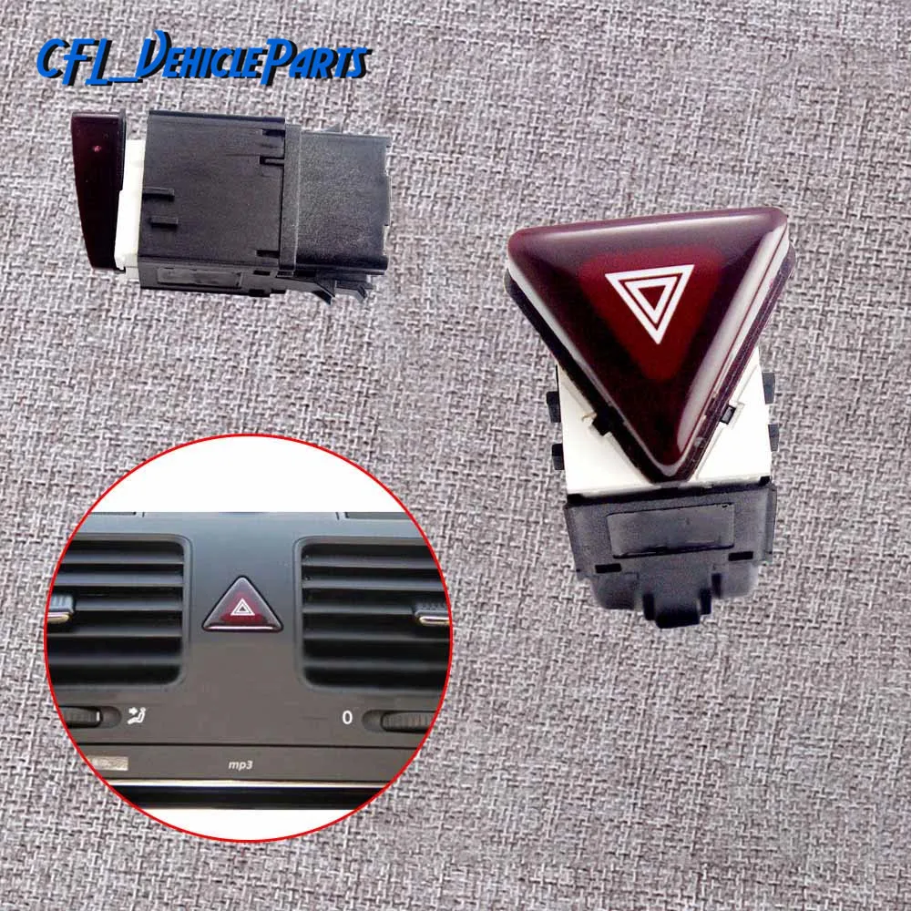 Красная кнопка аварийной сигнализации 1K0953509A 18G953509 для VolksWagen Jetta Golf MK5 2004 2005 2006 2007