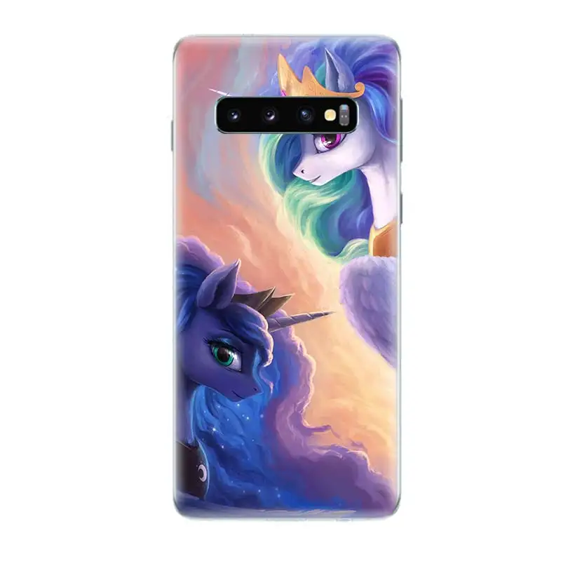 Модный силиконовый чехол для телефона My Little Pony samsung Galaxy S10E S10 S9 S8 Plus Note 9 8 S7 S6 Edge
