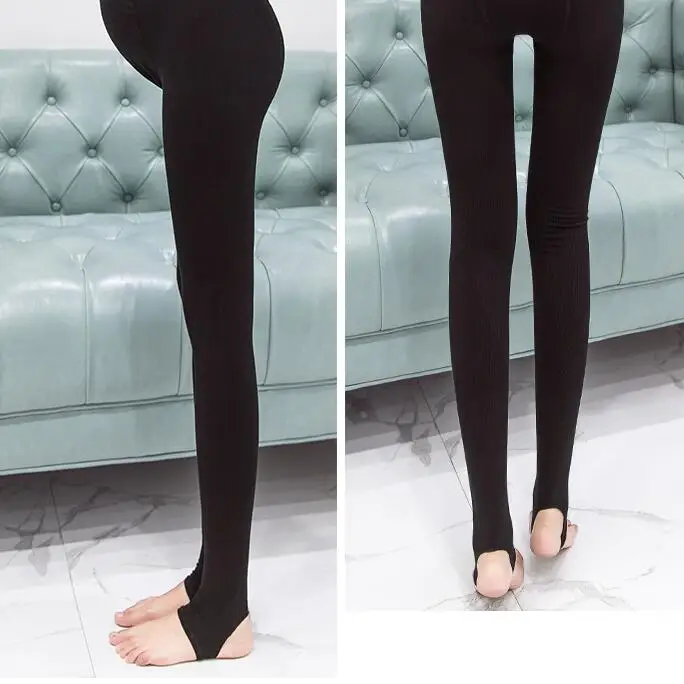 Stirrup Black 2772# осенне-весенние Колготки для беременных, Колготки для беременных женщин, для талии, живота, эластичная, для беременных, леггинсы со штрипками, Прямая поставка - Цвет: Stirrup Black