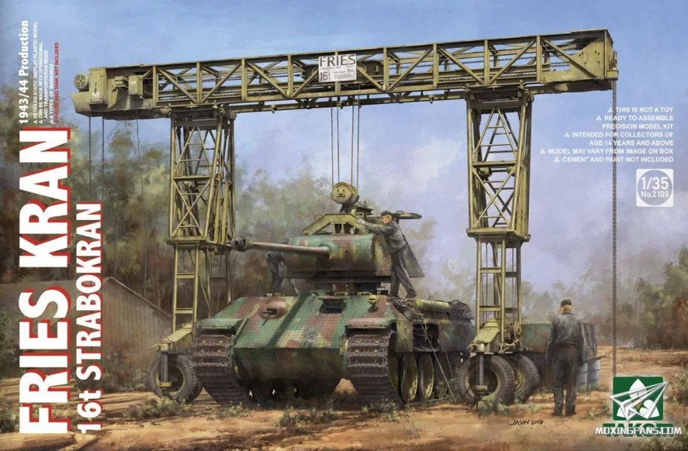 Takom 1/35 2109 картофель фри Kran 16t Strabokran 1943/44 производство
