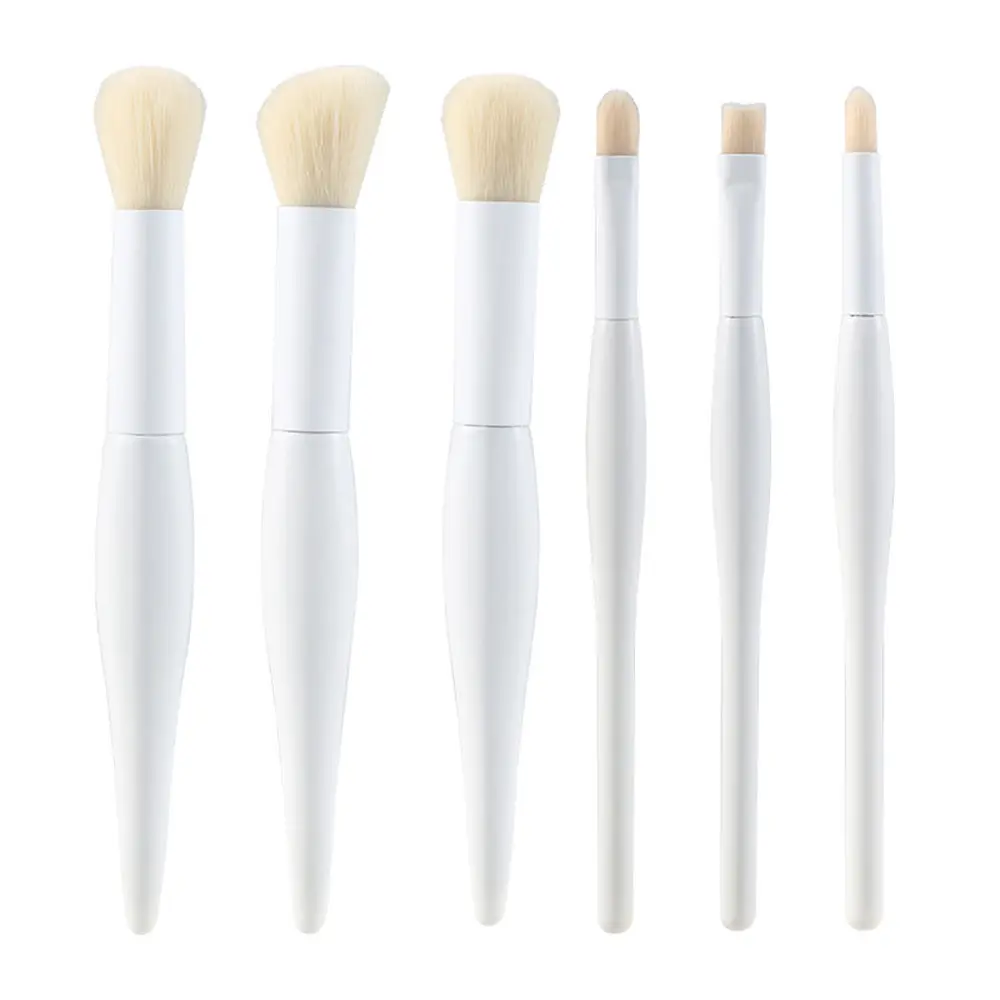 Набор профессиональных кистей для макияжа 6 шт. тени пудра основа кисть румян и