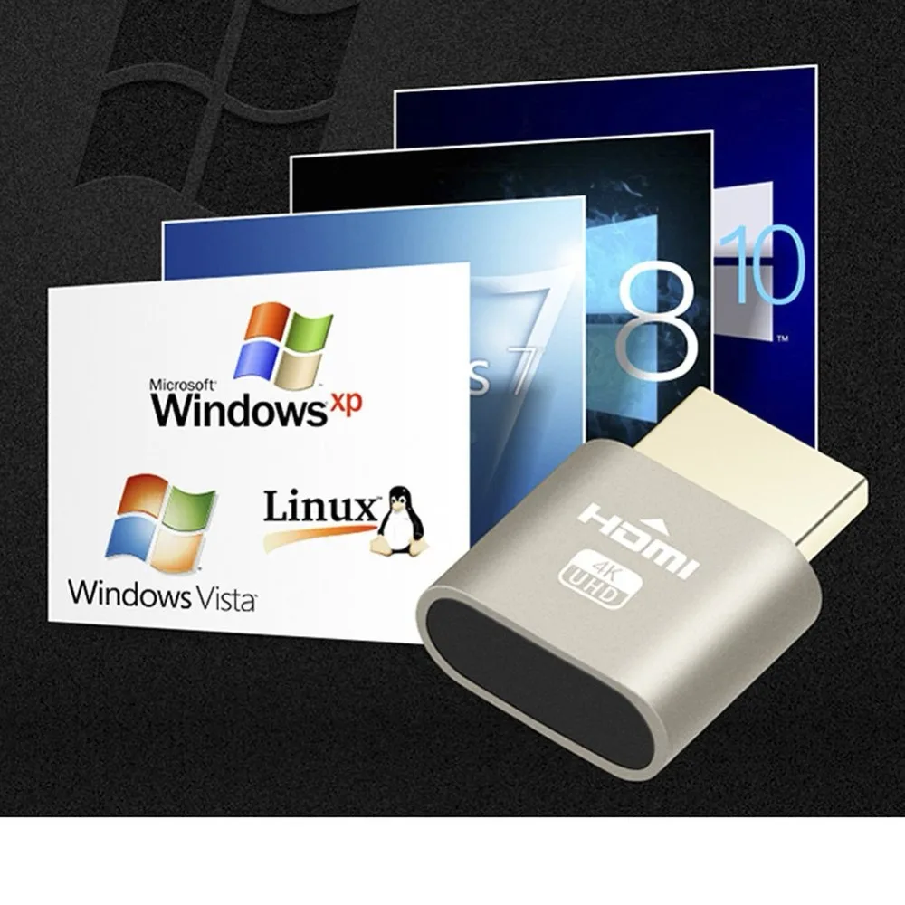 Высокое качество Новый HDMI виртуальный Дисплей адаптер 1 4 DDC EDID заглушка