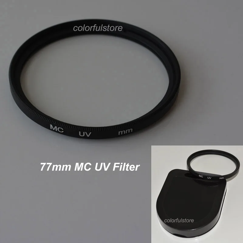 77 мм многослойный Ультрафиолетовый MCUV MC УФ фильтр для объективов Nikon D60 D70 D70S D80 D90