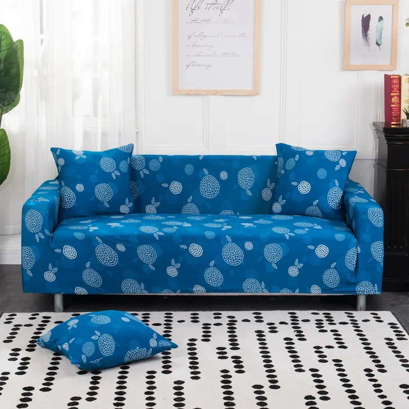 

19 Color Sofa Set Stretch Four Season Sofa Cover Furniture Protective Cover Polyester Sofa Elastic Cover Sofa Towel 1/2/3/4 Seat