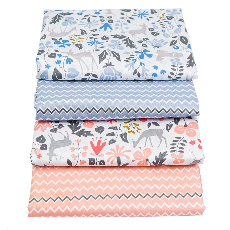 Милая стильная саржевого хлопка Лоскутная Ткань для куклы и магазины типа