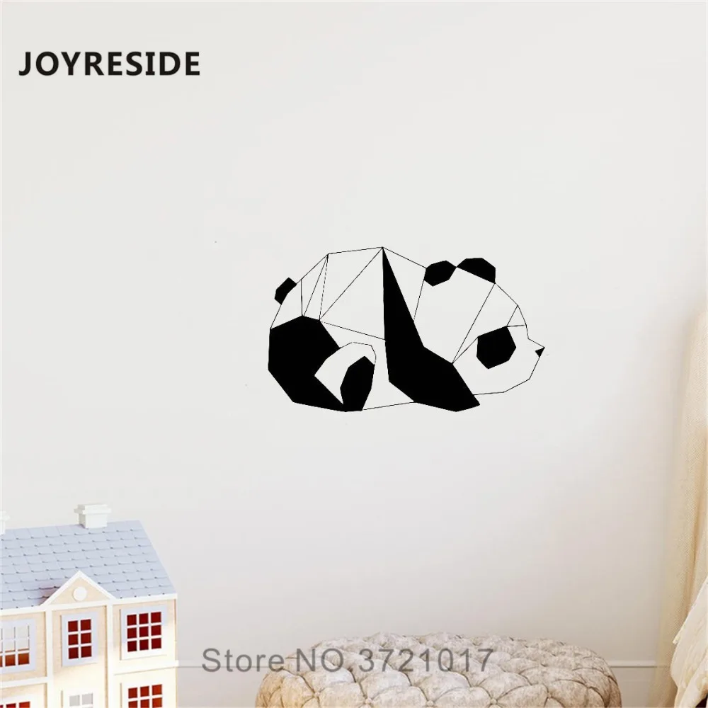 JOYRESIDE милашка панда настенные Панды Детские Настенные Стикеры милые животные Винил Декор дома Украшения для детской Дизайн интерьера A1034