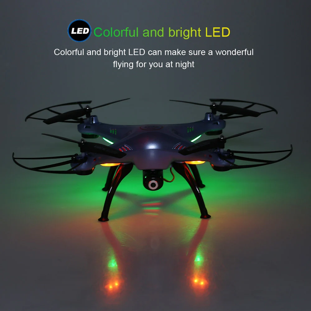 SYMA X5HW Wifi FPV Дрон с 0.3MP HD камерой 360 Eversion CF функция зависания RC Квадрокоптер