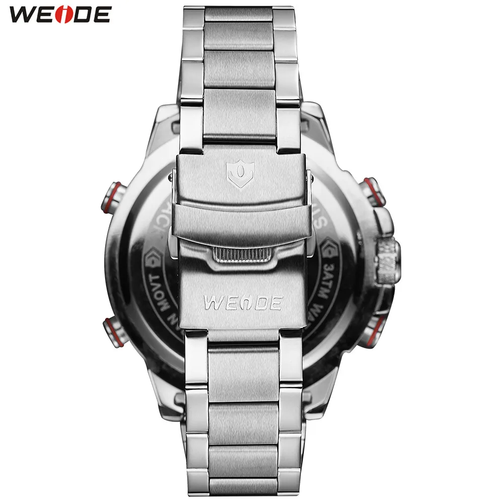 Часы WEIDE мужские спортивные светодиодные цифровые кварцевые со стальным