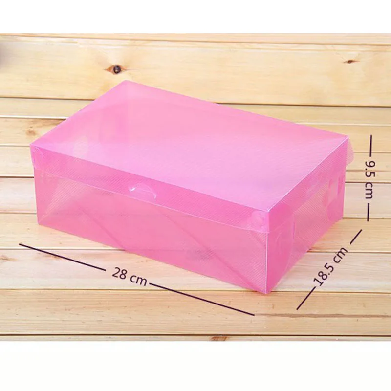 1 шт. прозрачная коробка для обуви|Коробки и ящики хранения| |