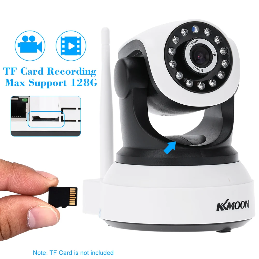 KKmoon®1080P Wi-Fi IP Камера H.264 Беспроводной 2MP домашней сети ИК безопасности Ночное