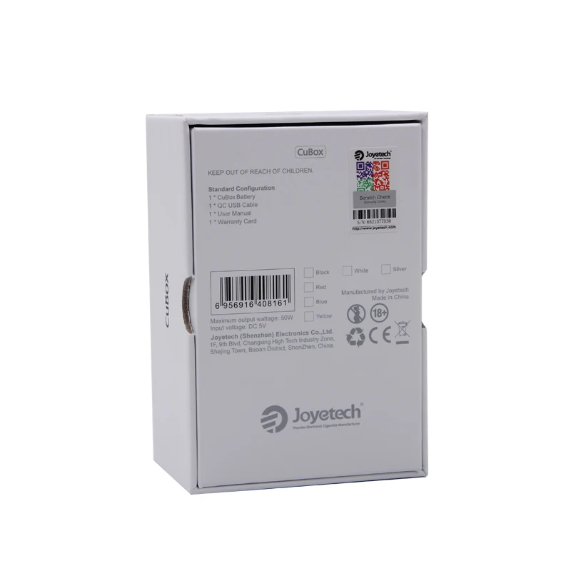 Оригинал Joyetech CuBox 50 Вт поле Mod 3000 мАч батарея электронная сигарета Vape подходит для