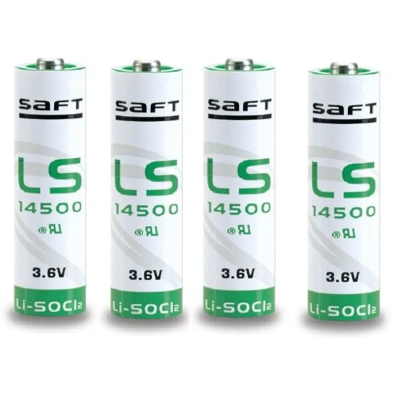 В партии 4 шт. оригинальный САФТ LS14500 ER14505 AA 14500 PLC промышленный 3 6 V 2600 мА/ч литий