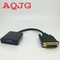 dvi d 241 pin male to vga 15pin female converter video monitor adapter connector active cable electrical equipment aqjg