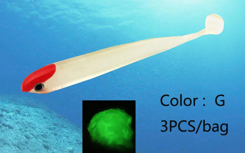 Мягкая приманка джиг головная 3 шт./лот ручная работа мягкая рыболовная Т хвост