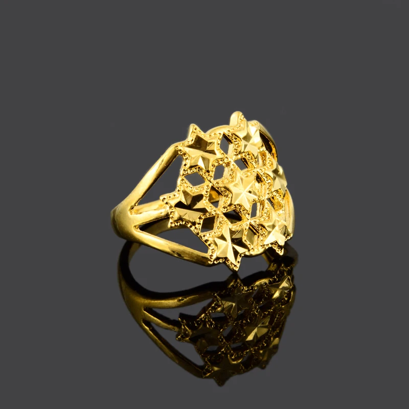 Кольца с различными звездами женские Винтажные Ювелирные украшения подвесками