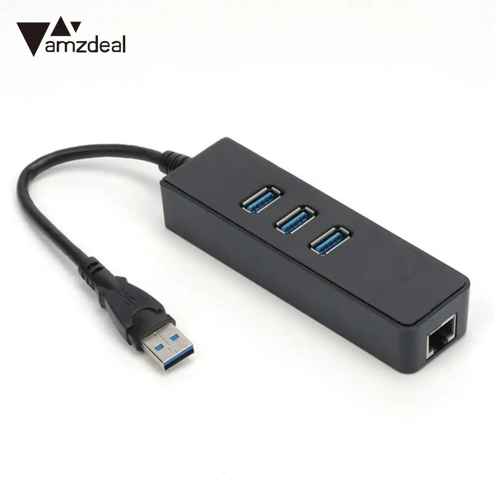 Universal USB Splitter Networking RJ45 Adapter Desktop Durable Hub Tablets | Компьютеры и офис