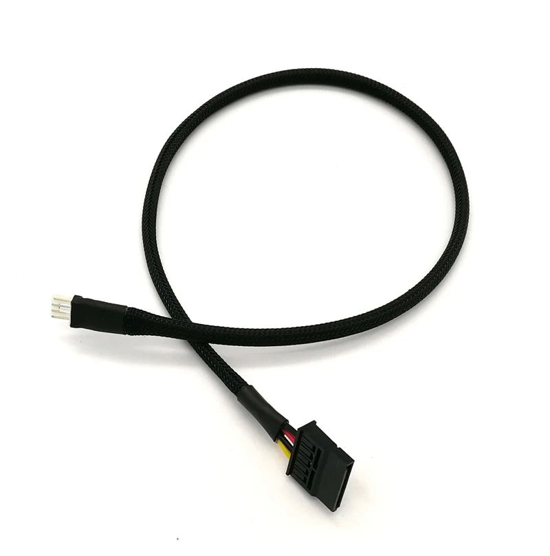 Кабель адаптера питания Angitu 100 шт./лот UL 1007 18AWG 4Pin FDD Flopy на SATA 15Pin | Компьютеры и офис