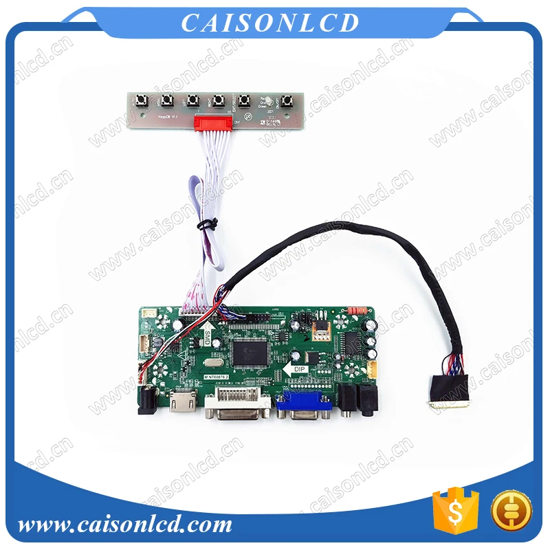 HDMI/DVI/VGA/аудио ЖК-плата контроллера Поддержка 15 6 дюймов ЖК-панель HSD160HW1-B00 с 1366*768 |