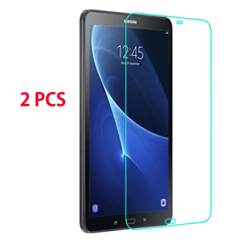 2 PCS Закаленное стекло для samsung galaxy Tab A A6 10,1 T580 T585 SM-T585 SM-T580 защитный экран для планшета защитная пленка - Цвет: 2 PCS