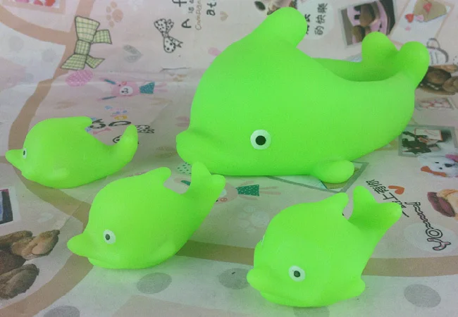 Evade клей для воды игрушки сетчатые сумки виниловые детей и мам дельфин мягкий