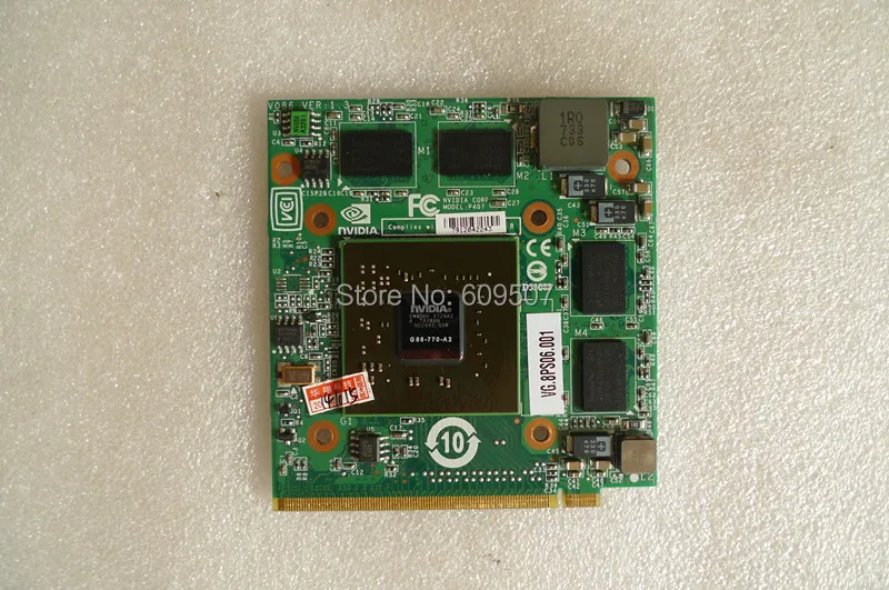 Оптовая продажа VG.8PS06.001 nVidia GeForce 8600 8600M GS G86 770 A2 MXM II DDR2 512 Мб графика VGA видео карты