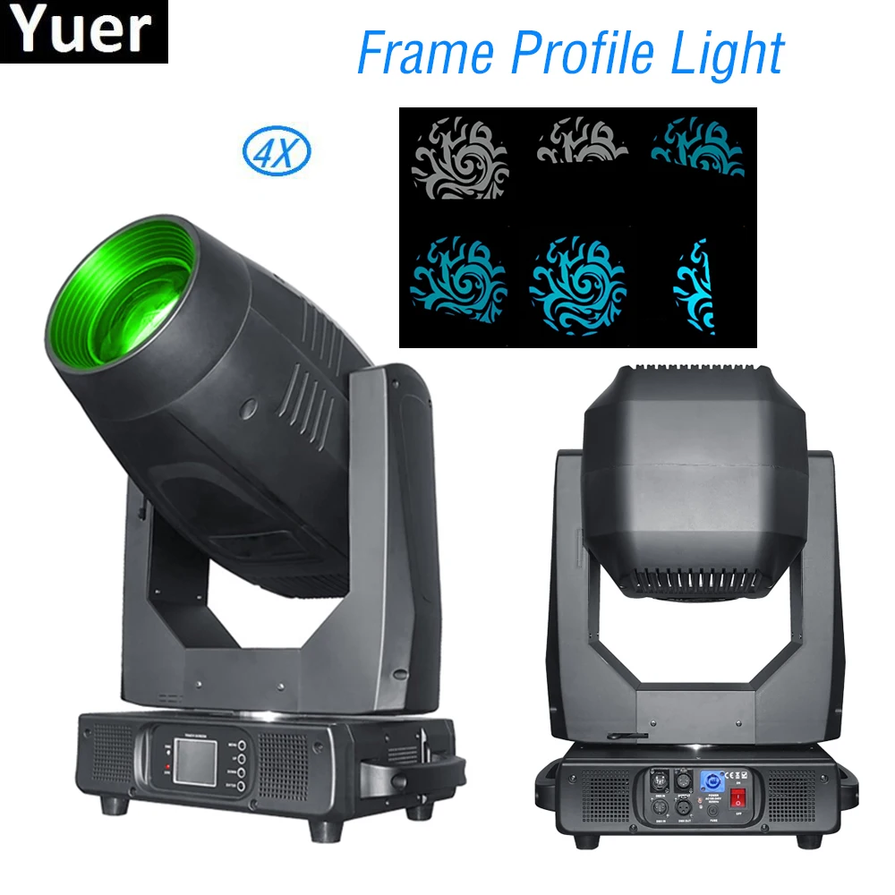

4Pcs/lot 550W LED Frame Profile Moving Head Light With Frost Focus Iris Effect For DJ Disco Sound Party Club Stage Lights