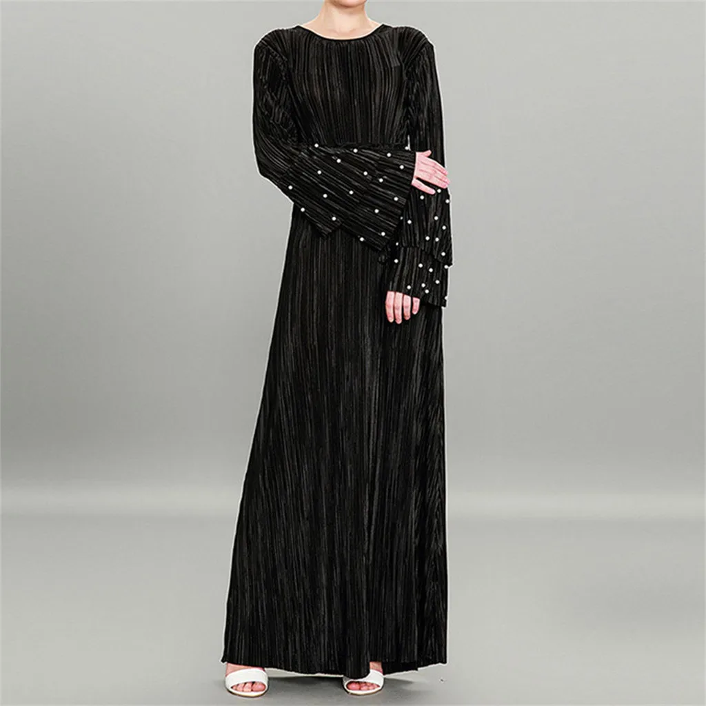 Женское мусульманское платье 2019 Топ женские этнические халаты Исламская