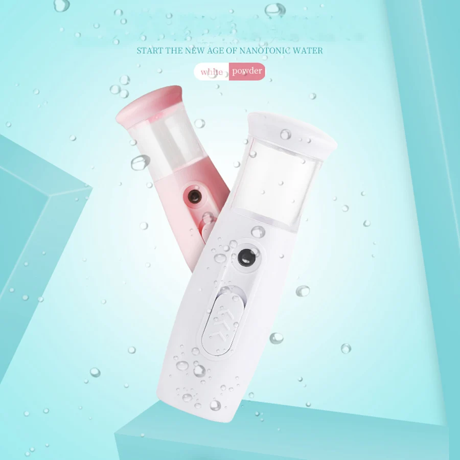 

Nano Mist Facial Sprayer Cleaner Beauty Face Steaming Portable Face Spray Bottle Hydrating Skin Clean Care Tools USB Recharger