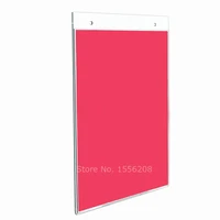 wall mount picture frame with holes 8 5x11inch clear acrylic photo sign holders