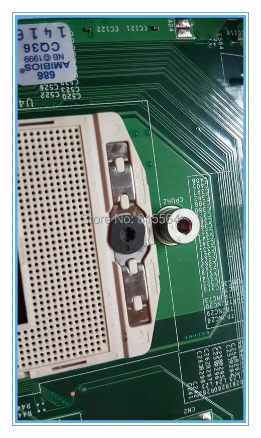 Оригинальная материнская плата для ноутбука MSI VER: 1 0 rPGA947 100% тестирование ЦП |