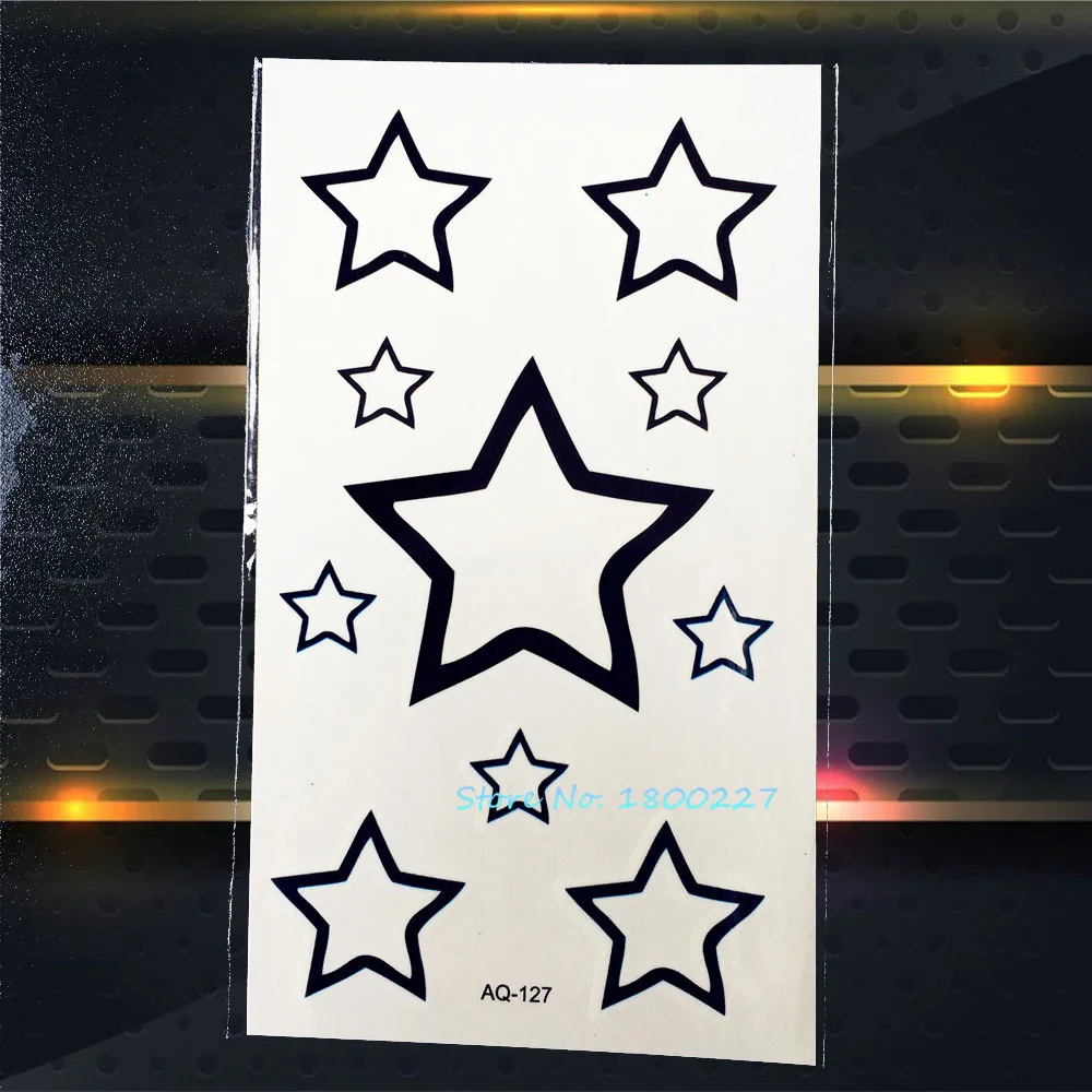 1 шт. пятиугольные водонепроницаемые временные тату-наклейки для детей | Красота