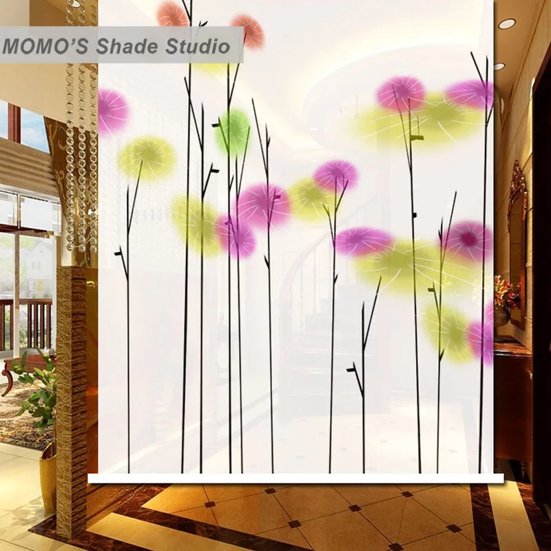 MOMO Blackout Dandelion Window Curtains Roller Shades Blinds Thermal Insulated Fabric Custom Size Alice 472 | Дом и сад