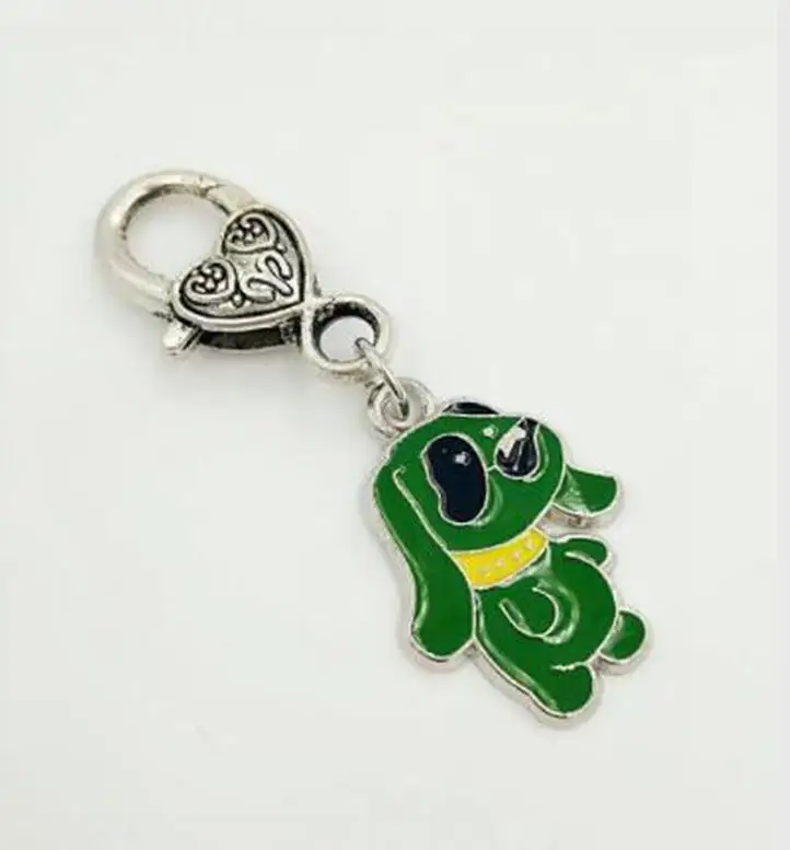 Эмалированный брелок с застежкой карабином для ключей от йоркширского