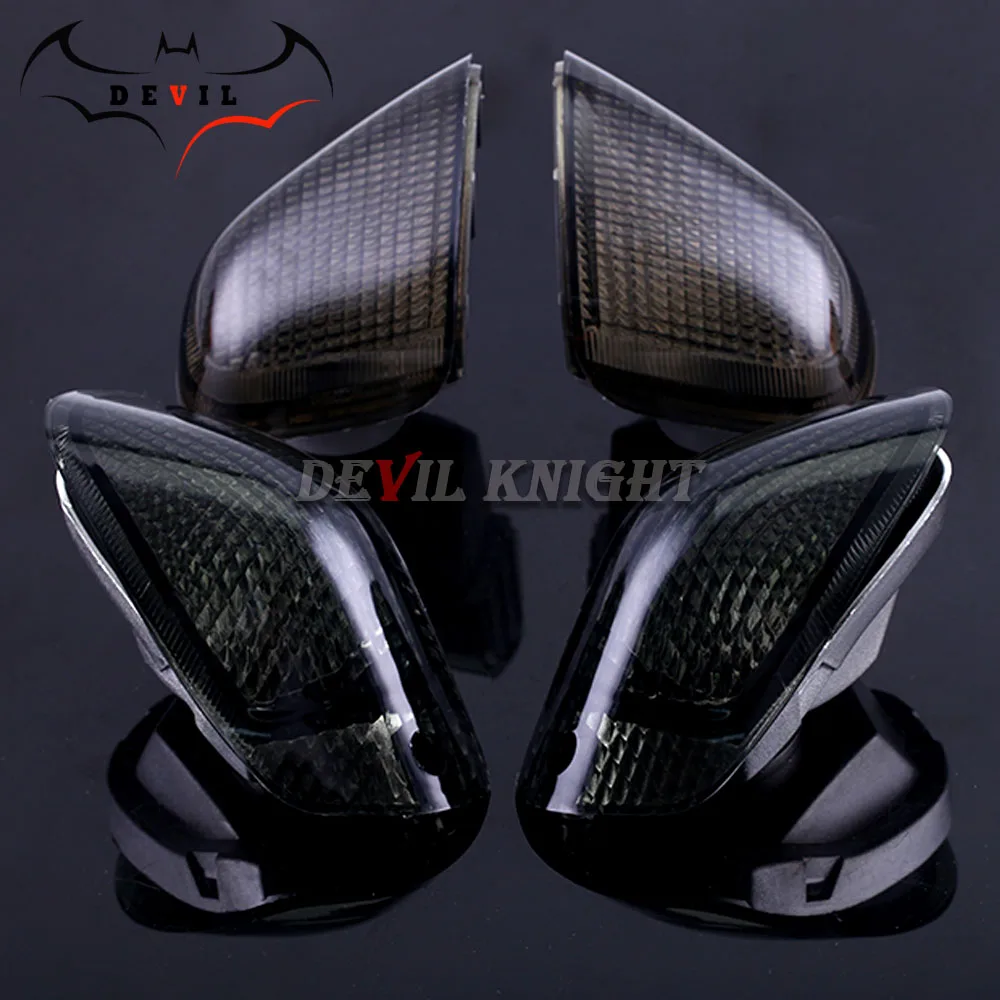 Front Rear smoke Передний/задний светильник указателя поворота объектив для KAWASAKI ZZR 1100 D ZX-11 NINJA 93-01, ZZR1200 мотоциклетные индикаторные лампы Крышка ZZR1100D - Цвет: Front Rear smoke