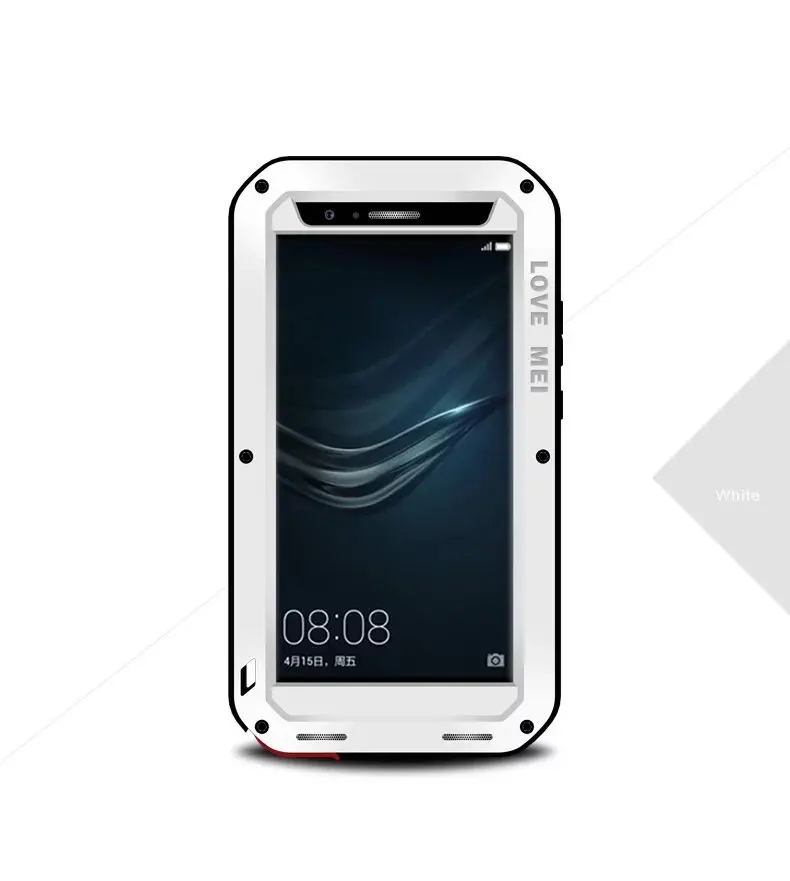 Case for Huawei P9 New Gorilla Glass Waterproof phone Metal Shock Dirt Proof Cover Stand For |