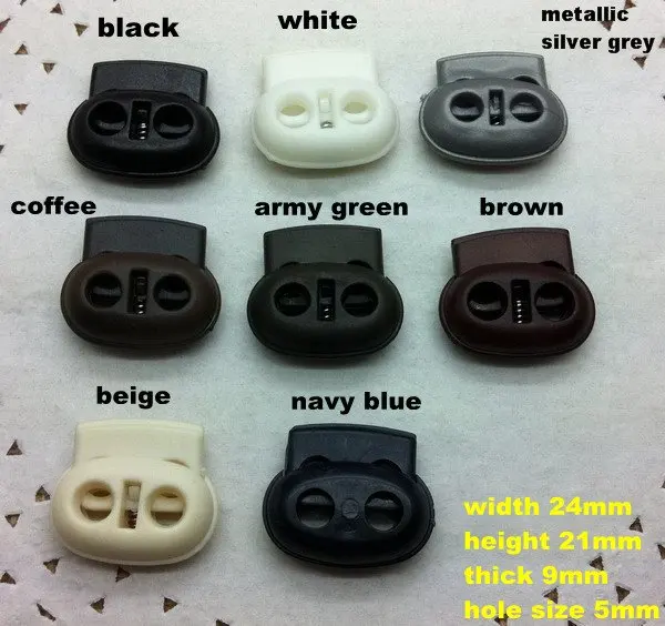 

Toggles Cordlock toggle clip PIG NOSE type spring stopper 8 colors available 400 pcs(mixed colors) free shipping (LN125)