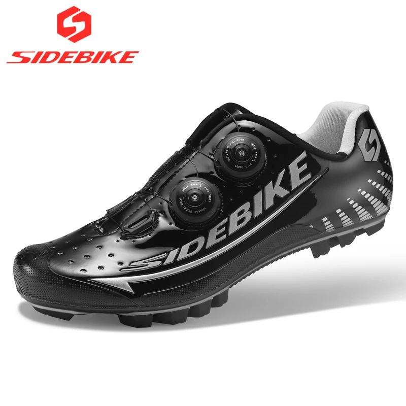 Sidebike/Новинка Углеродная обувь для MTB велосипеда с автоматическим замком