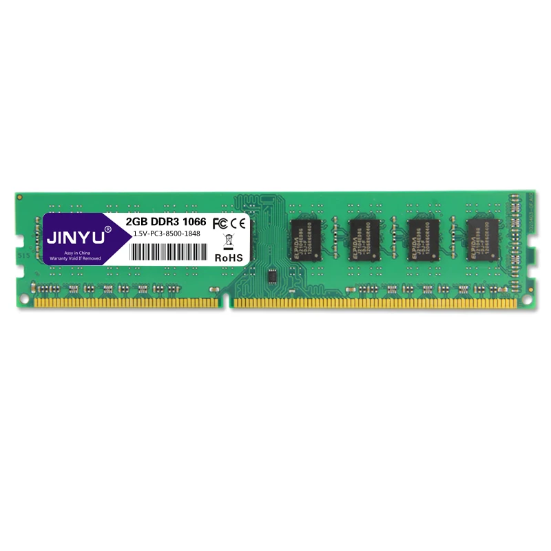 HOT-JINYU Ddr3 1066mhz 1,5 V 240Pin Ram память для настольных материнских плат Amd
