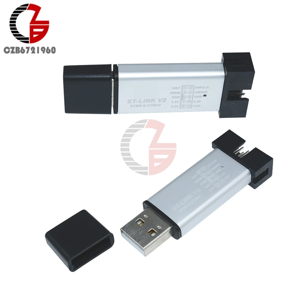 Программатор ST LINK Stlink ST-Link V2 Mini STM8 STM32 программатор загрузки программирование с