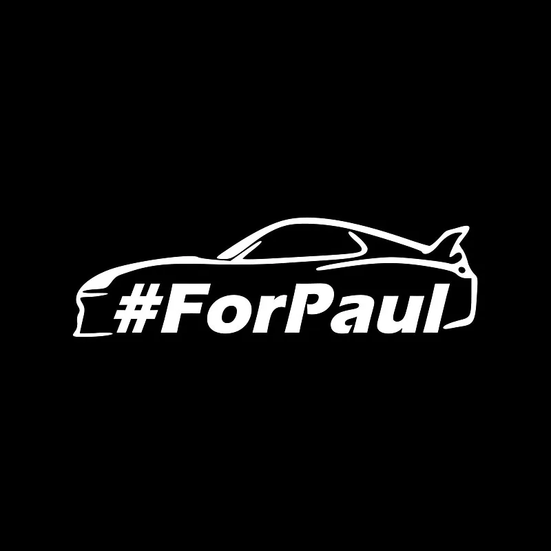 YJZT 16 5 см * 4 8 # FORPAUL модная виниловая наклейка автомобильная черный/серебристый