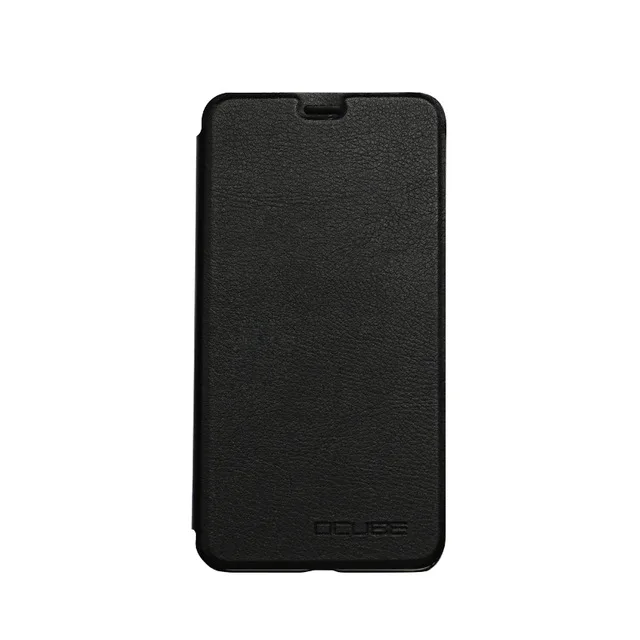 Oukitel K6000 плюс Роскошный чехол защитный чехол Флип кожаный чехол Обложка для 5." Oukitel K6000 плюс интеллектуальному мобильному - Цвет: Black